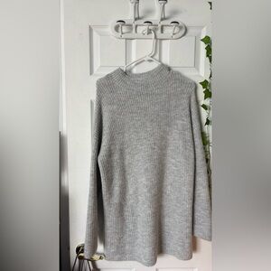 Francesca’s Light Gray Knit Sweater Dress - Originally Retailed at 66.00
